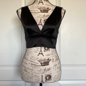 PRIMARK BLACK CROP TOP